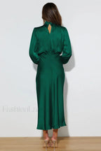 From The Source Charming High Neck Bridal Dress