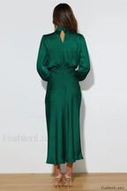 From The Source Charming High Neck Bridal Dress