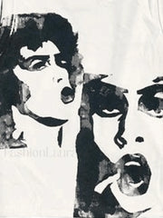 Funny Face Print Cropped Tank Top Tops&Tees