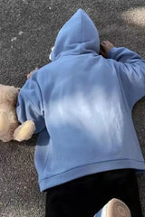 Funny Shark Patchwork Hoodie