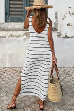 Gianna Striped Stylish Maxi Dress