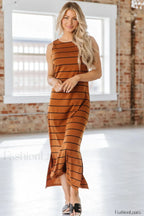 Gianna Striped Stylish Maxi Dress S / 1#