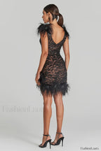 Gina Elegant Black Dress