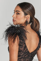 Gina Elegant Black Dress