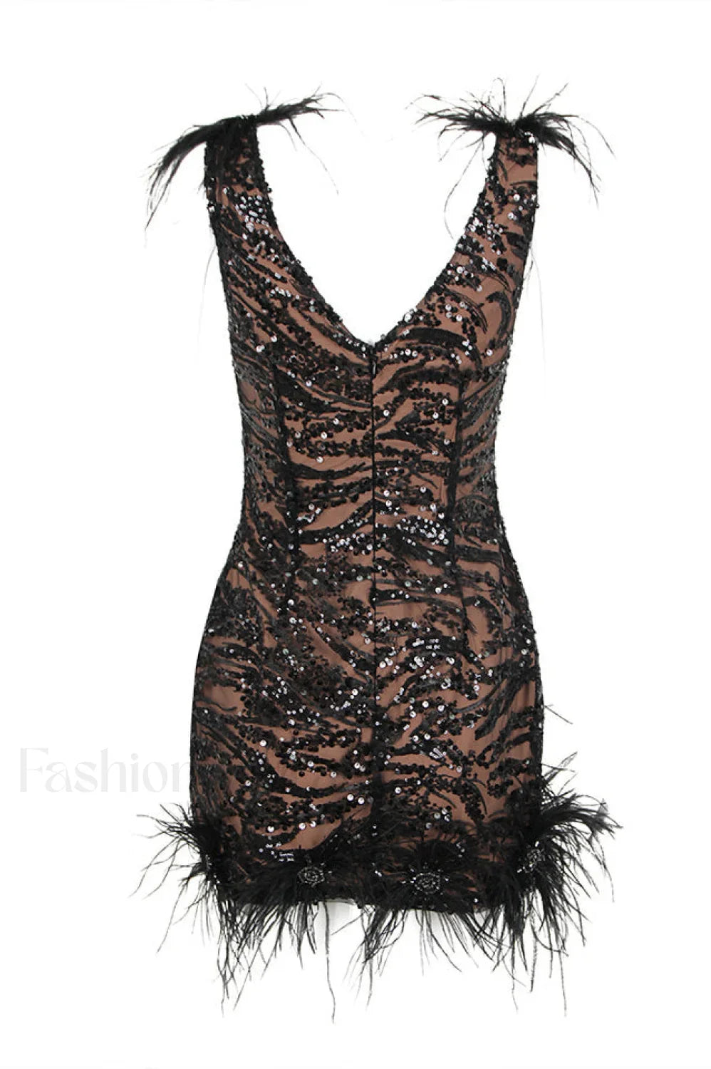 Gina Elegant Black Dress