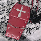 Gothic Vampire Coffin Shape Punk Lolita School Crossbody Halloween