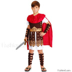 Greek Roman Warrior Knight Costume for Halloween XL (6 10Y)
