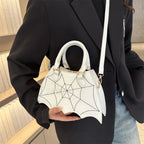 Halloween WingCreative Crossbody PU Leather Fashion Bat Women’s Novelty Bag Black
