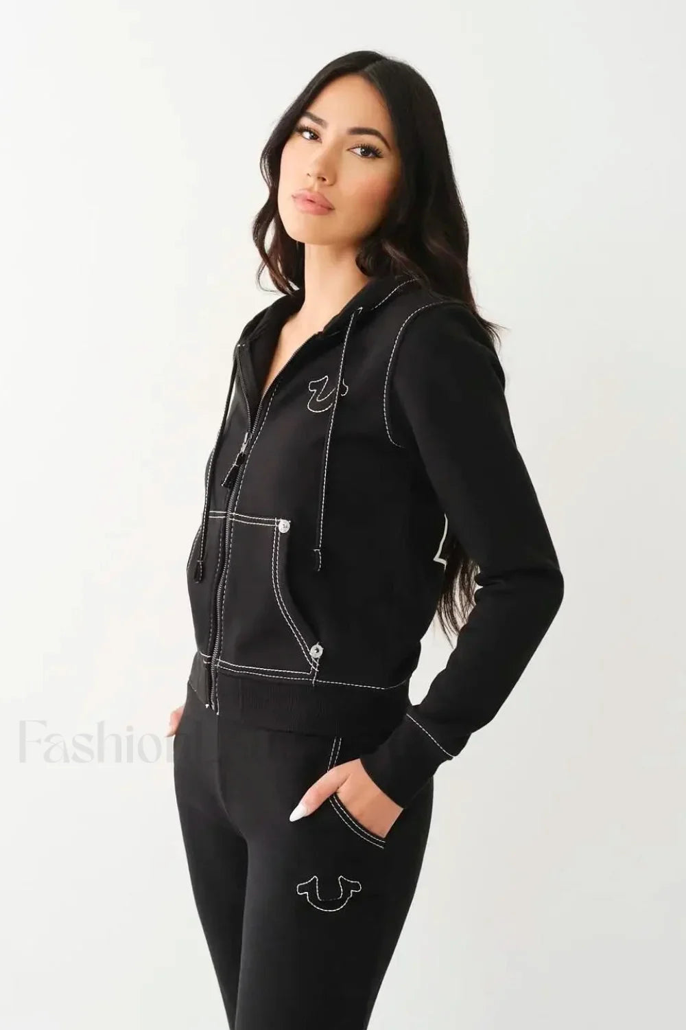 Harajuku Gothic Hip Hop Hoodie Black / S