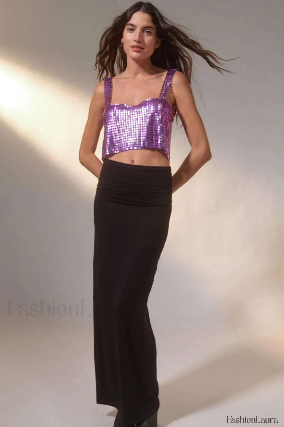 Harlow Metal Stylish Cropped Top