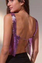 Harlow Metal Stylish Cropped Top