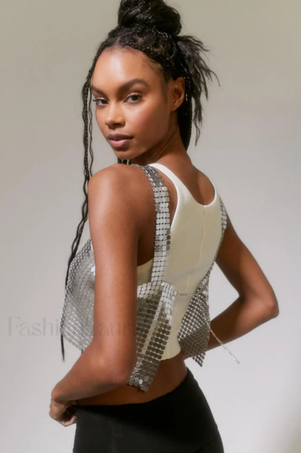 Harlow Metal Stylish Cropped Top