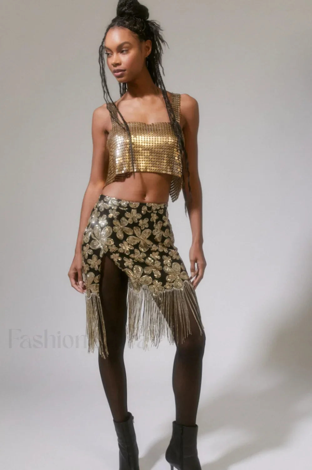 Harlow Metal Stylish Cropped Top