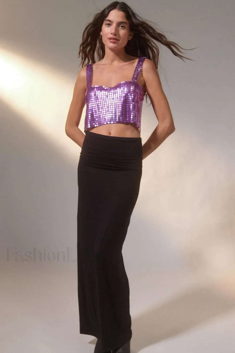 Harlow Metal Stylish Cropped Top