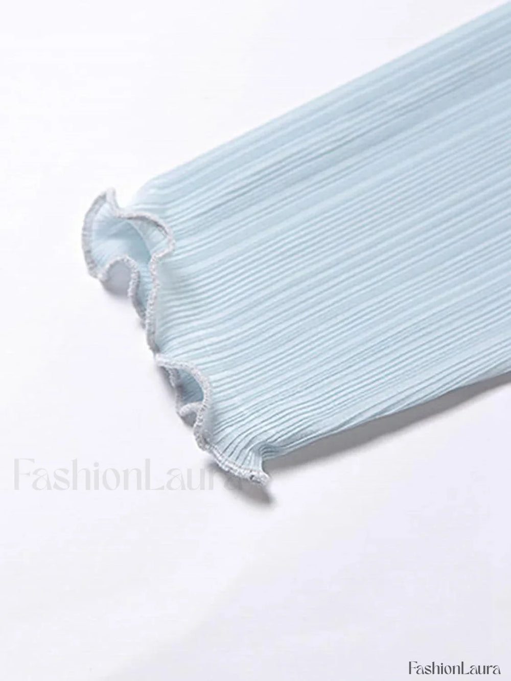 High Neck Semi Sheer Knit Top Tops&Tees