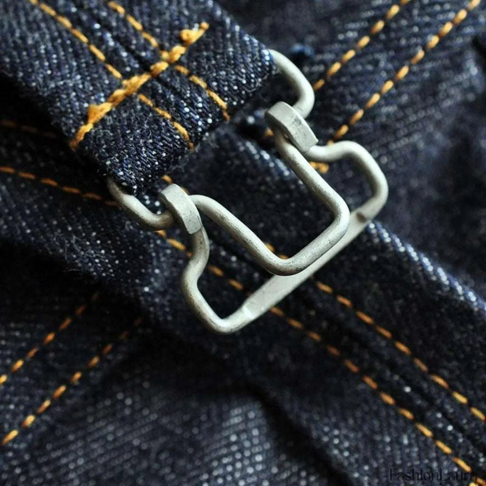 High quality jeans with suspenders jeans