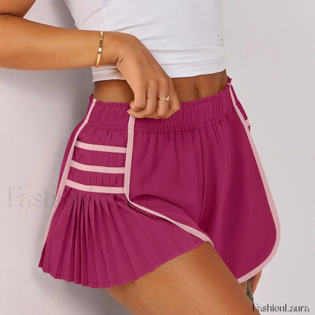 High Waist Sports Running Workout Yoga Quick Dry Gym Short