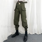 High Waist Vintage Harajuku Cargo Pants for Halloween