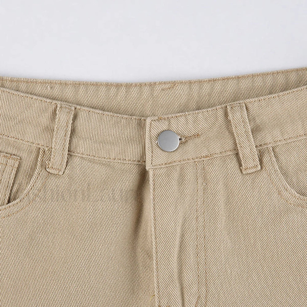 High Waisted Solid Flare Jeans Flare Jeans