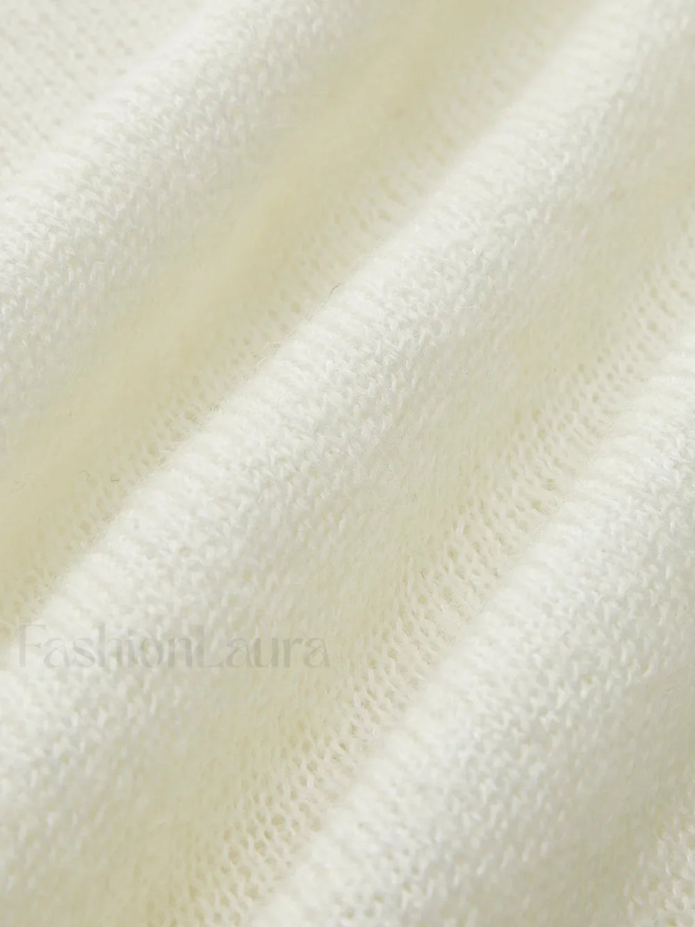 Hollow Draped Snug Knit Top Knit Tops