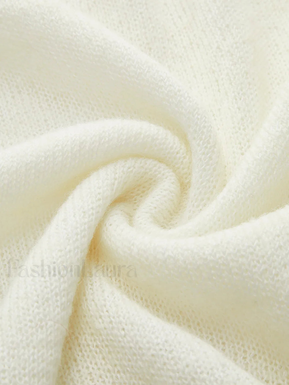 Hollow Draped Snug Knit Top Knit Tops