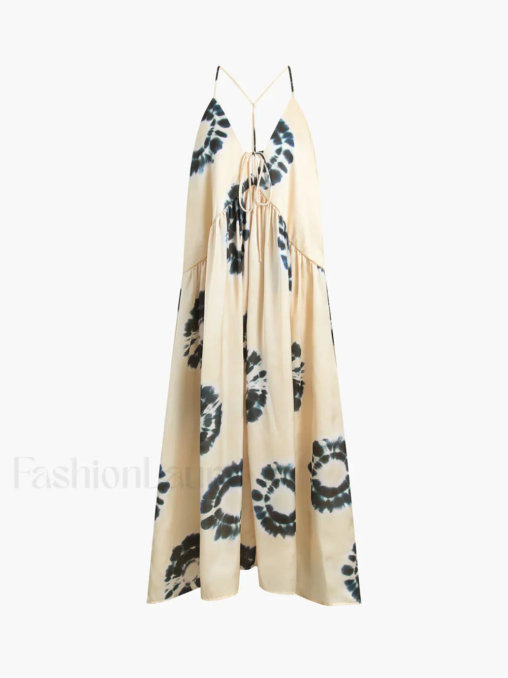 Ink Ripple Leisure Long Dress Off White / XS Dresses