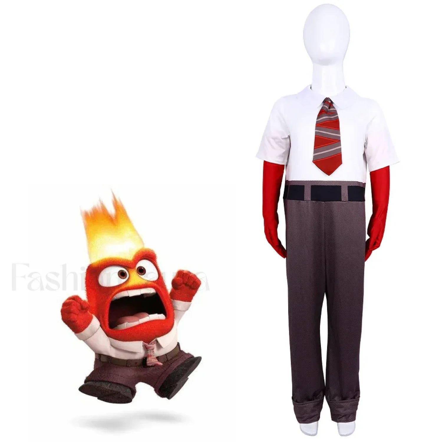 Inside Out Cosplay Kid Cartoon Halloween 2 Sadness Anger Party Disgust Joy Costume Kid size 110 / Style D