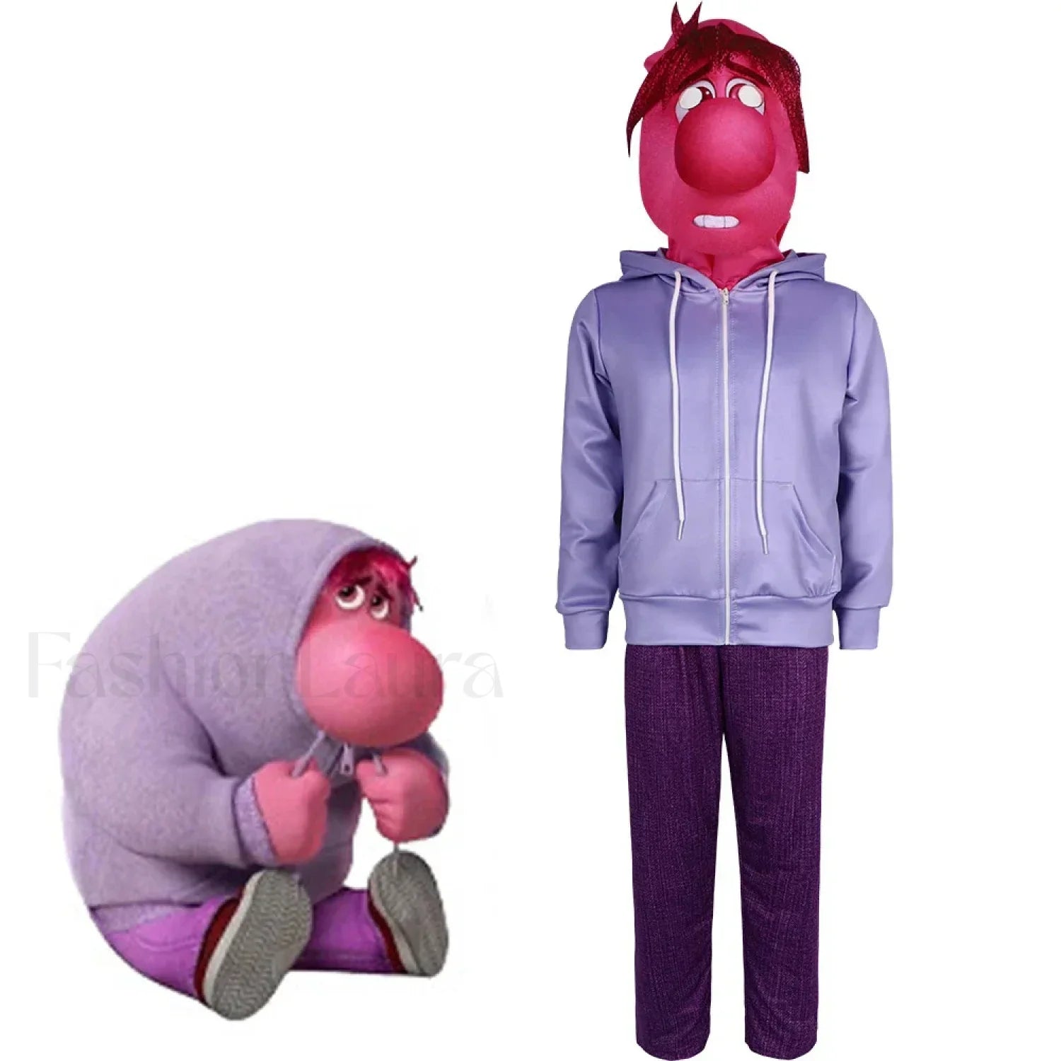 Inside Out Cosplay Kid Cartoon Halloween 2 Sadness Anger Party Disgust Joy Costume Kid size 110 / Style H