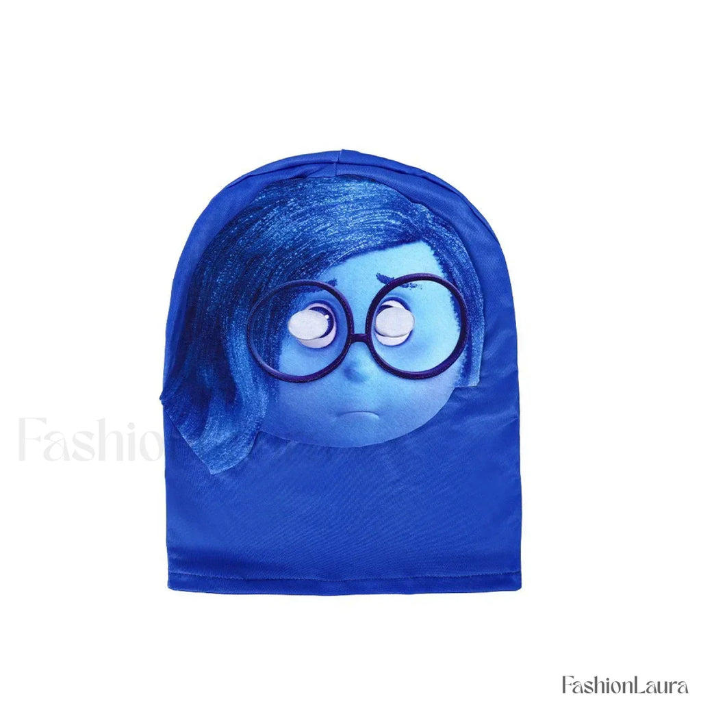 Inside Out Cosplay Kid Cartoon Halloween 2 Sadness Anger Party Disgust Joy Costume Kid size 110 / Style M