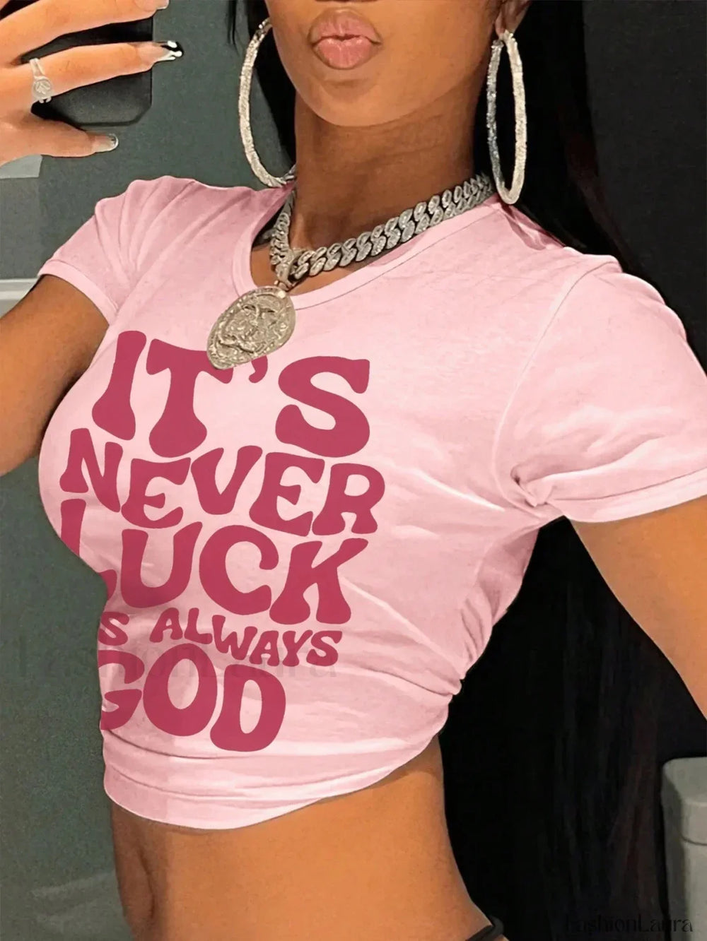 It’s Never Luck Breathable Snugged T Shirt