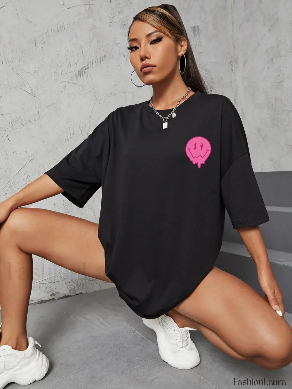 It’s Ok To Not Be Ok Letter Print Oversized T Shirt