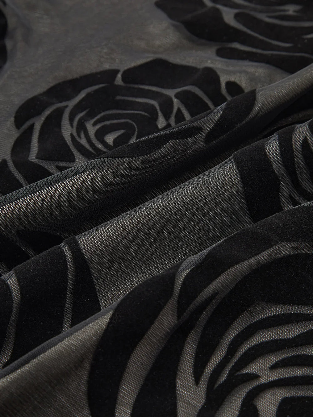 Jacquard Floral Asymmetrical Long Dress Dresses