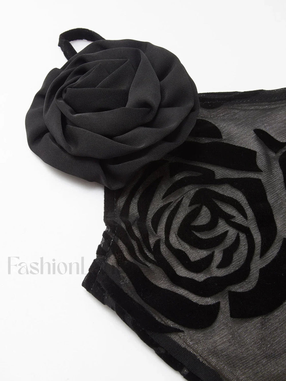 Jacquard Floral Asymmetrical Long Dress Dresses