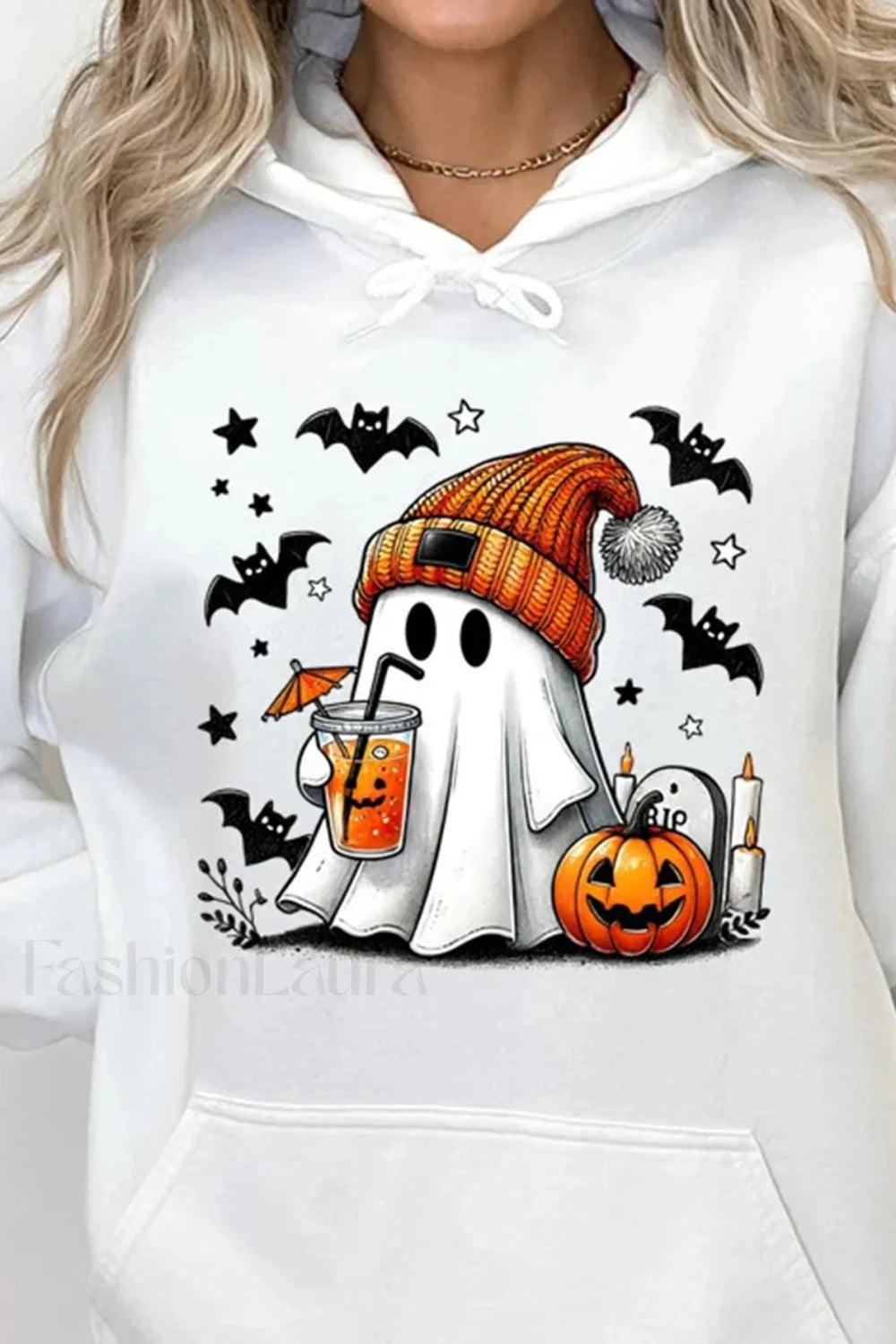 K Fashion Cartoon Doodle Hooded Hoodie