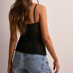 Lace Sheer Camisole Korean Fashion Sexy Crop Top
