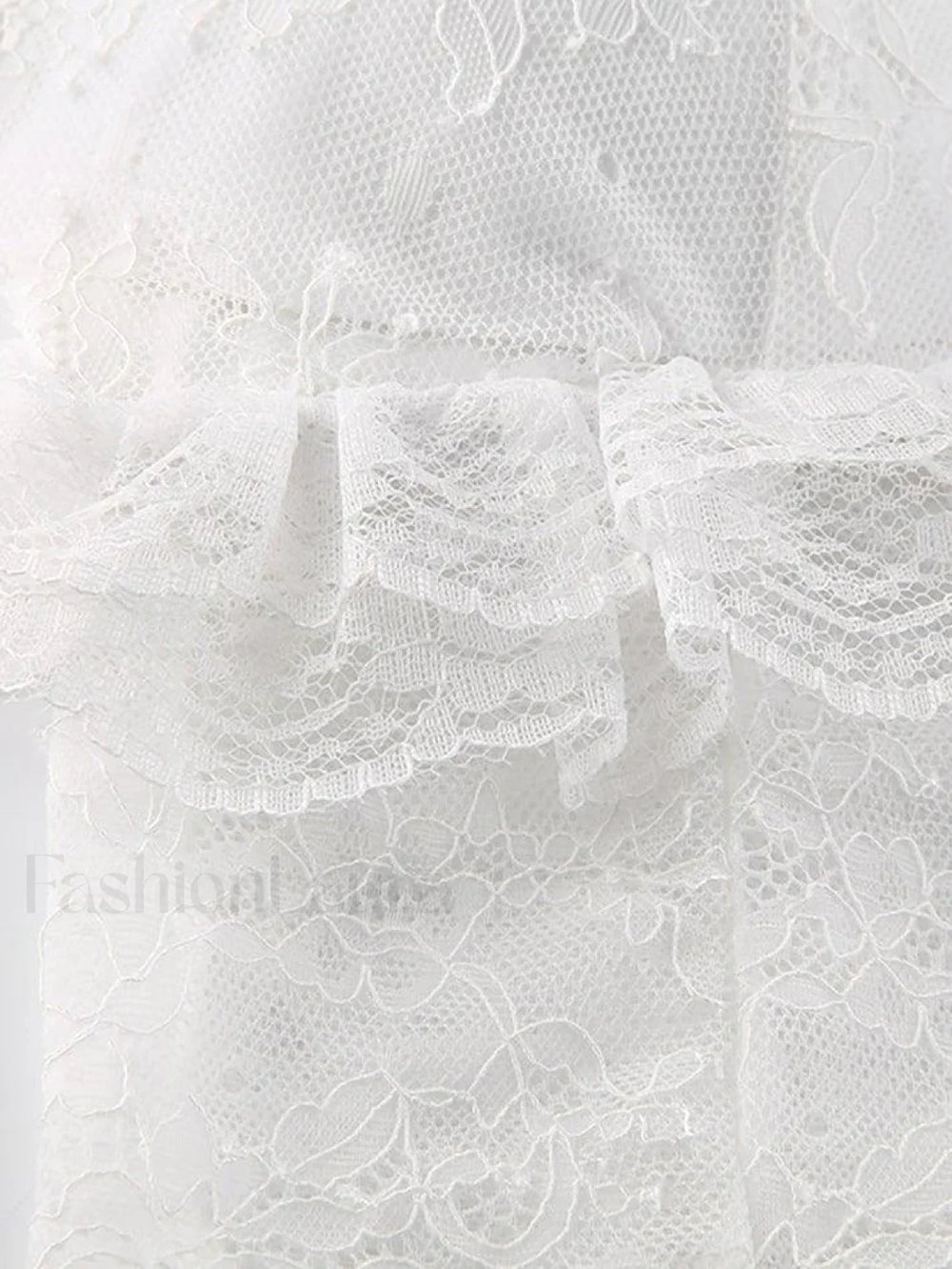 Lace Trim Mesh Bow Knot Cami Top Tops&Tees