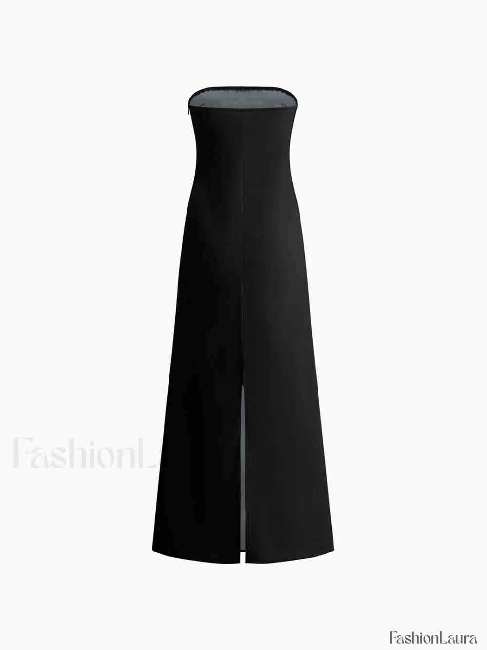 Large Floral Print Split Tube Long Dress Dresses