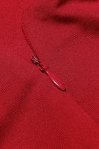 Lavele Red Stylish Bow Maxi Dress