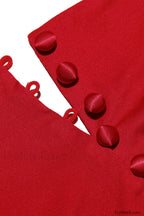 Lavele Red Stylish Bow Maxi Dress