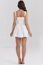 Le Puff Cotton Charming Tulle Mini Dress