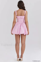 Le Puff Cotton Charming Tulle Mini Dress