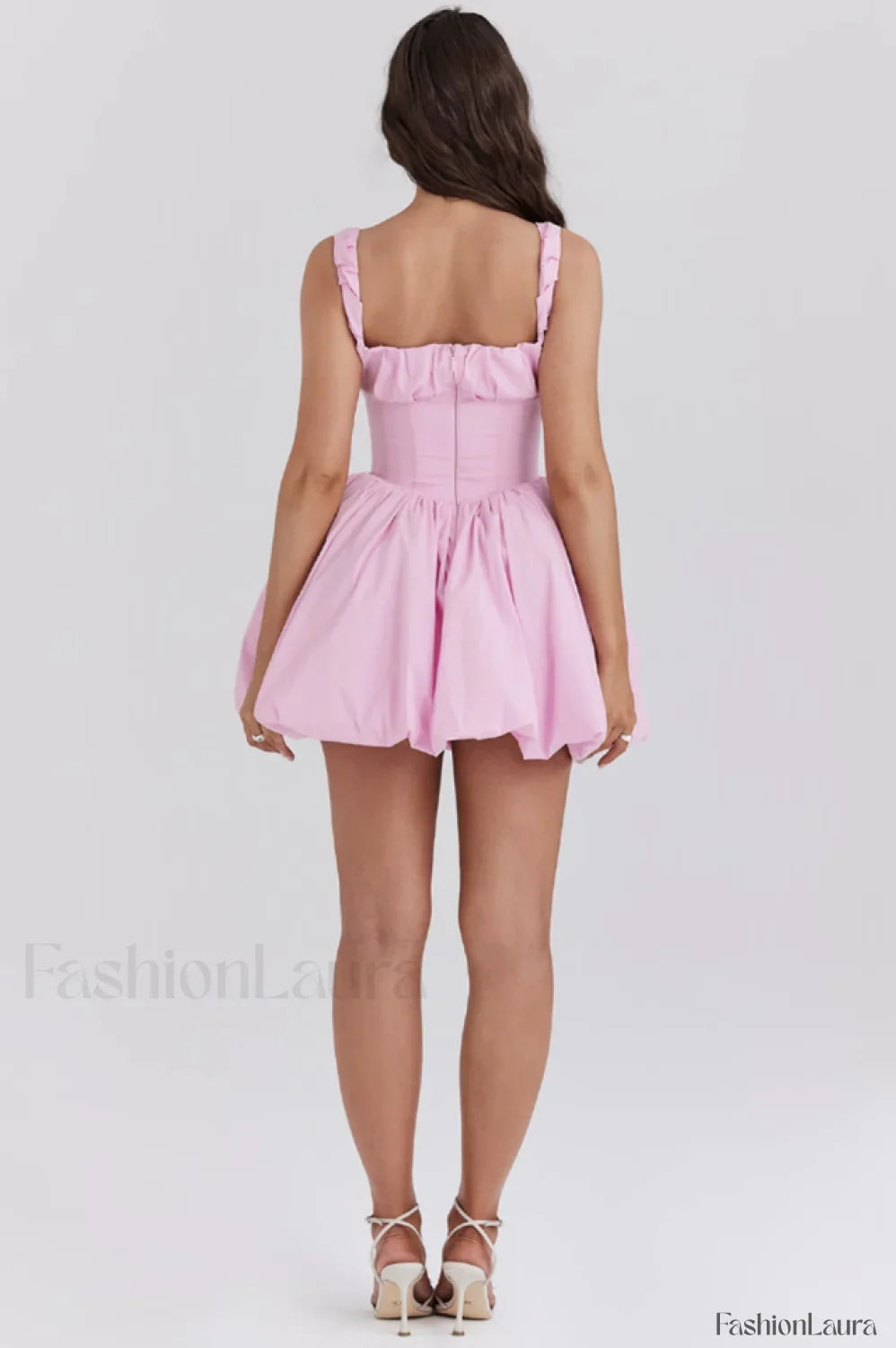 Le Puff Cotton Charming Tulle Mini Dress