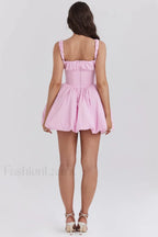 Le Puff Cotton Charming Tulle Mini Dress