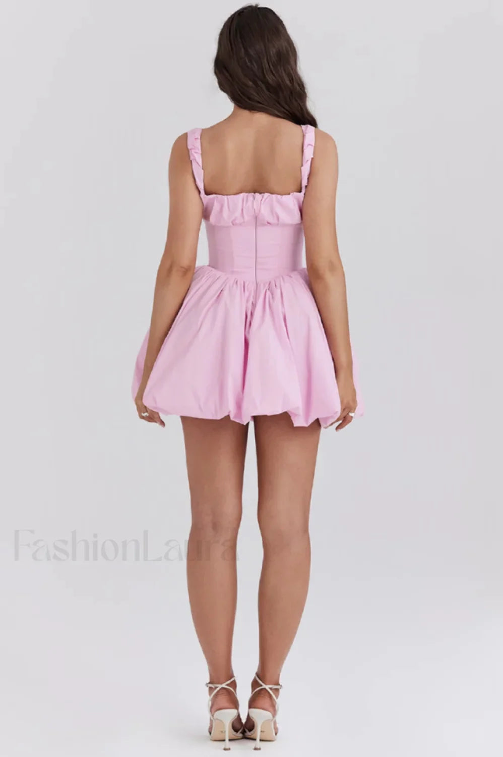 Le Puff Cotton Charming Tulle Mini Dress