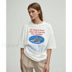 Learn Run Oversized Hiking Wilderness T Shirt