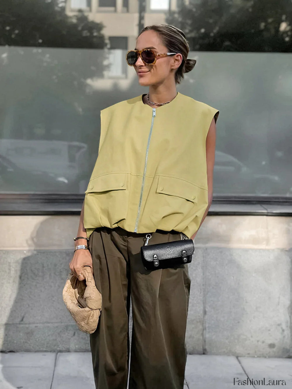 Leisure Street Vest Yellow / XS Vests