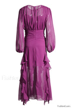 Leonie Ballon Stylish Sleeve Maxi Dress