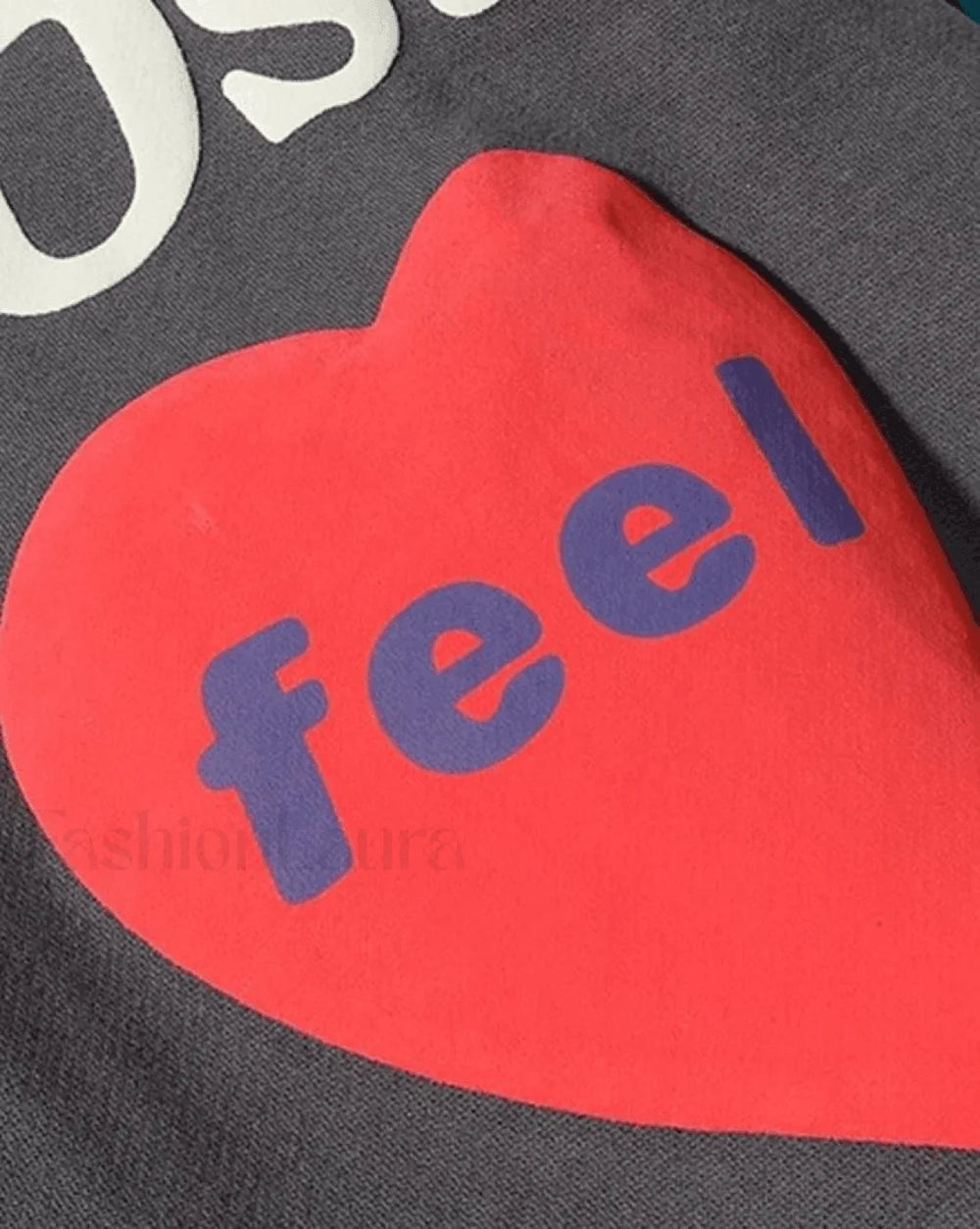 Letters Printed Long Sleeve Hoodie Sweatshirts & Hoodies L