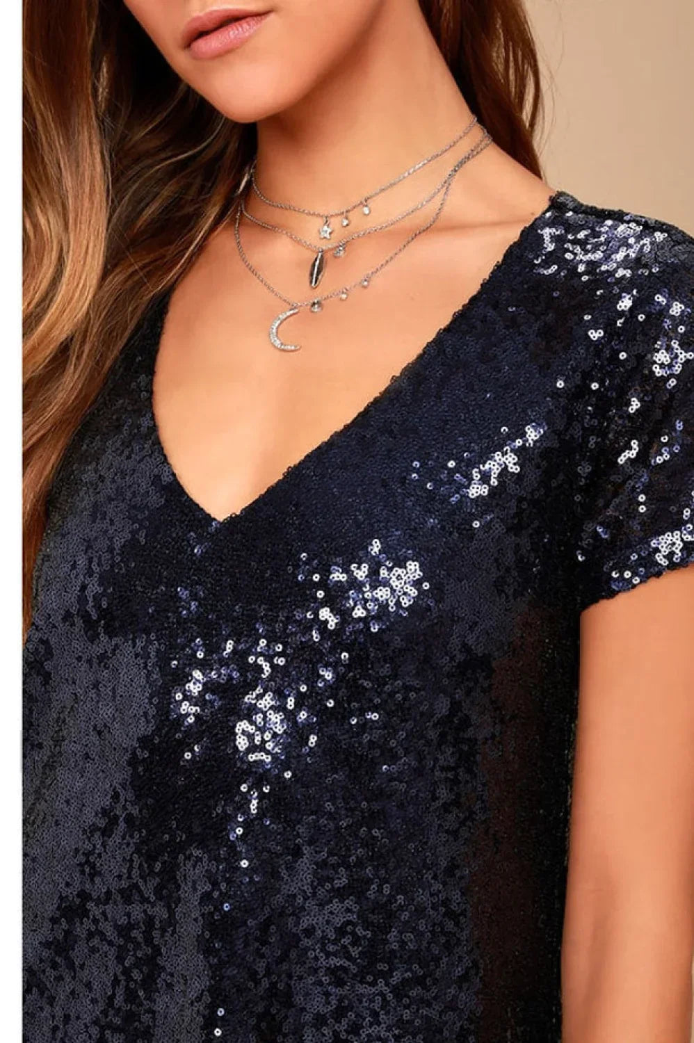 Light Up the Charming Night Sequin Shift Dress