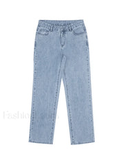 Light Wash Denim Boyfriend Jeans Jeans